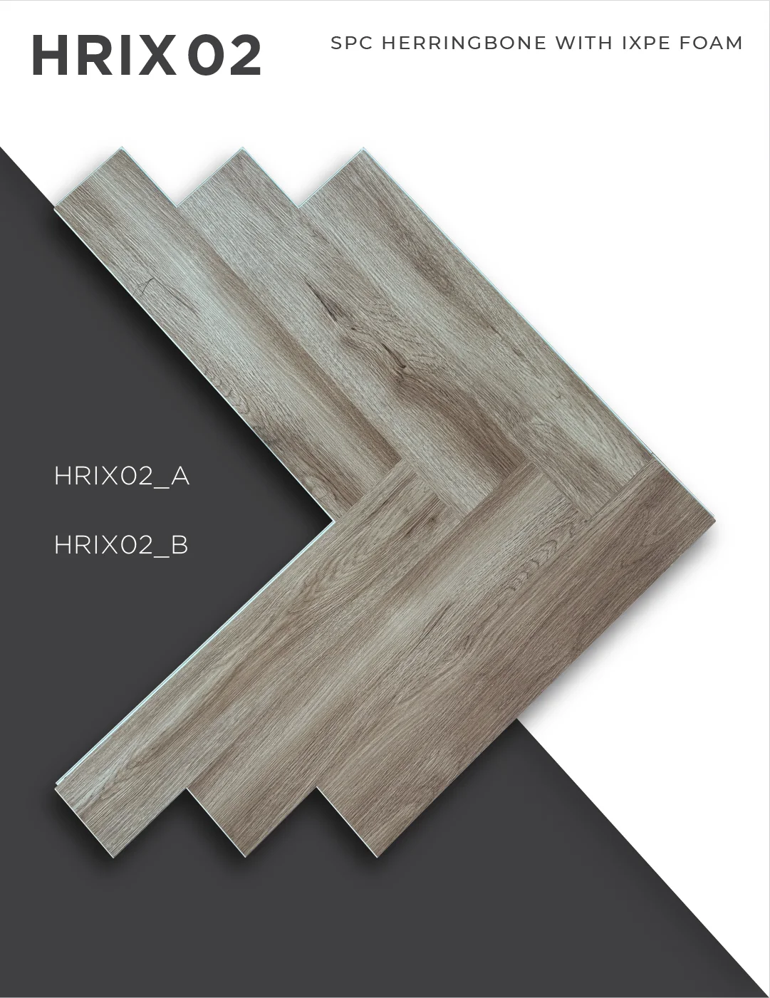 กระเบื้องยาง กระเบื้องไว้นิล spc คลิ๊กล็อค click lock ก้างปลา herringbone ixpe foam