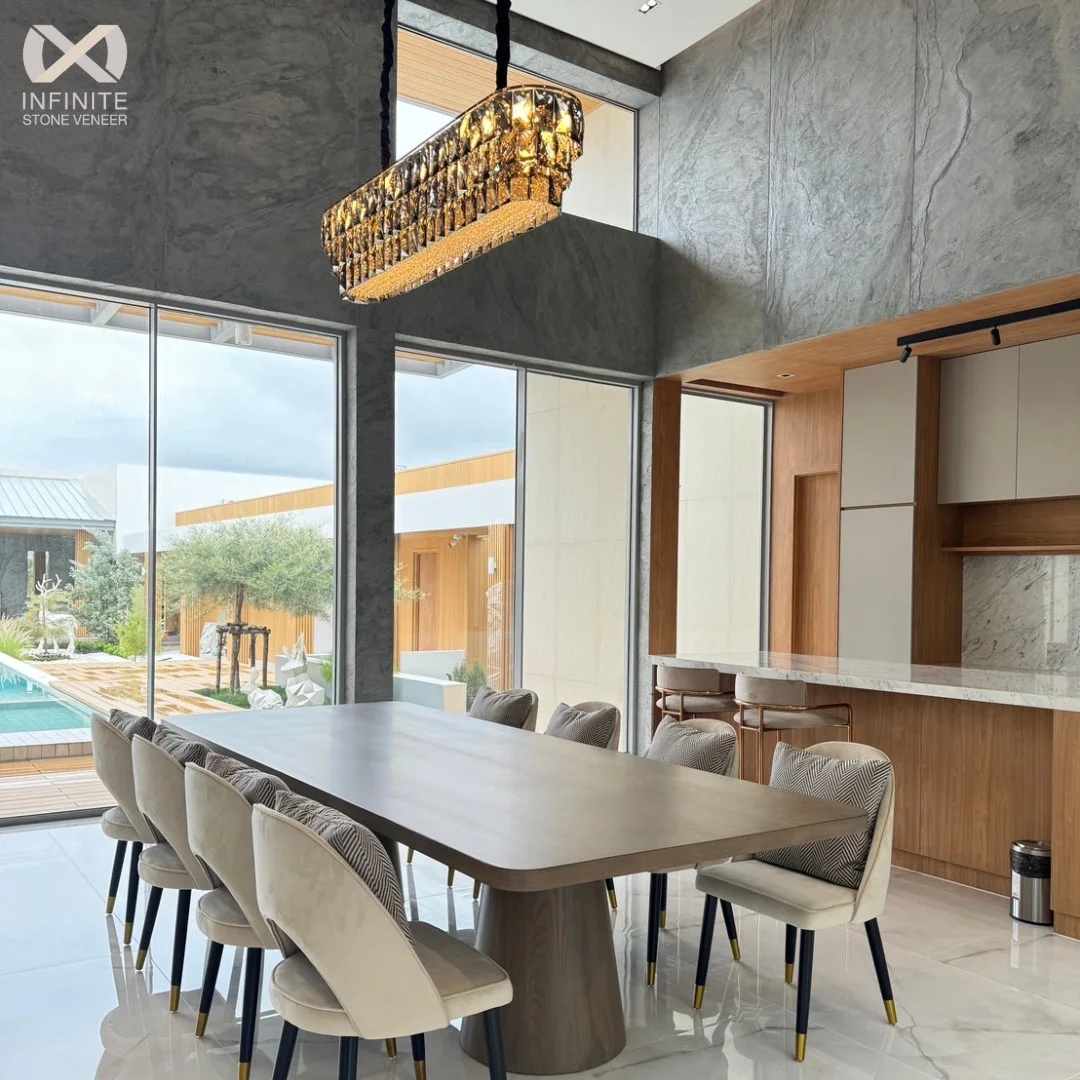 สัมผัสความเป็นธรรมชาติ ด้วยแผ่นหินวีเนียร์ Stone Veneer