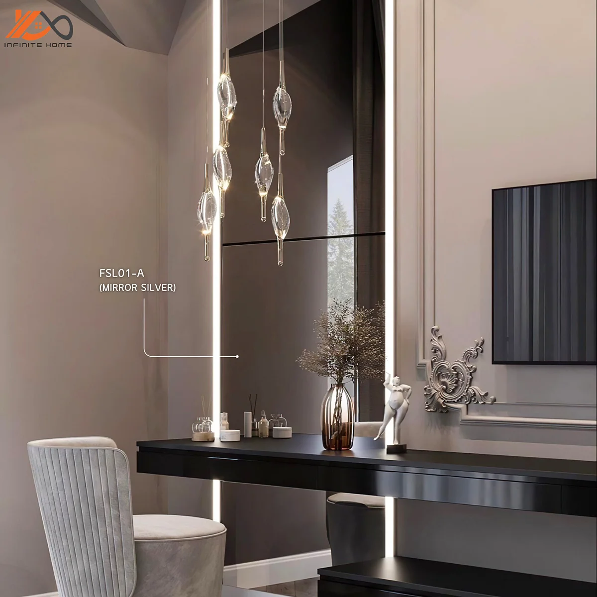 แผ่นสแตนเลสเทียม Faux Stainless วัสดุตกแต่งที่มาพร้อมความหรูหราแบบจับต้องได้