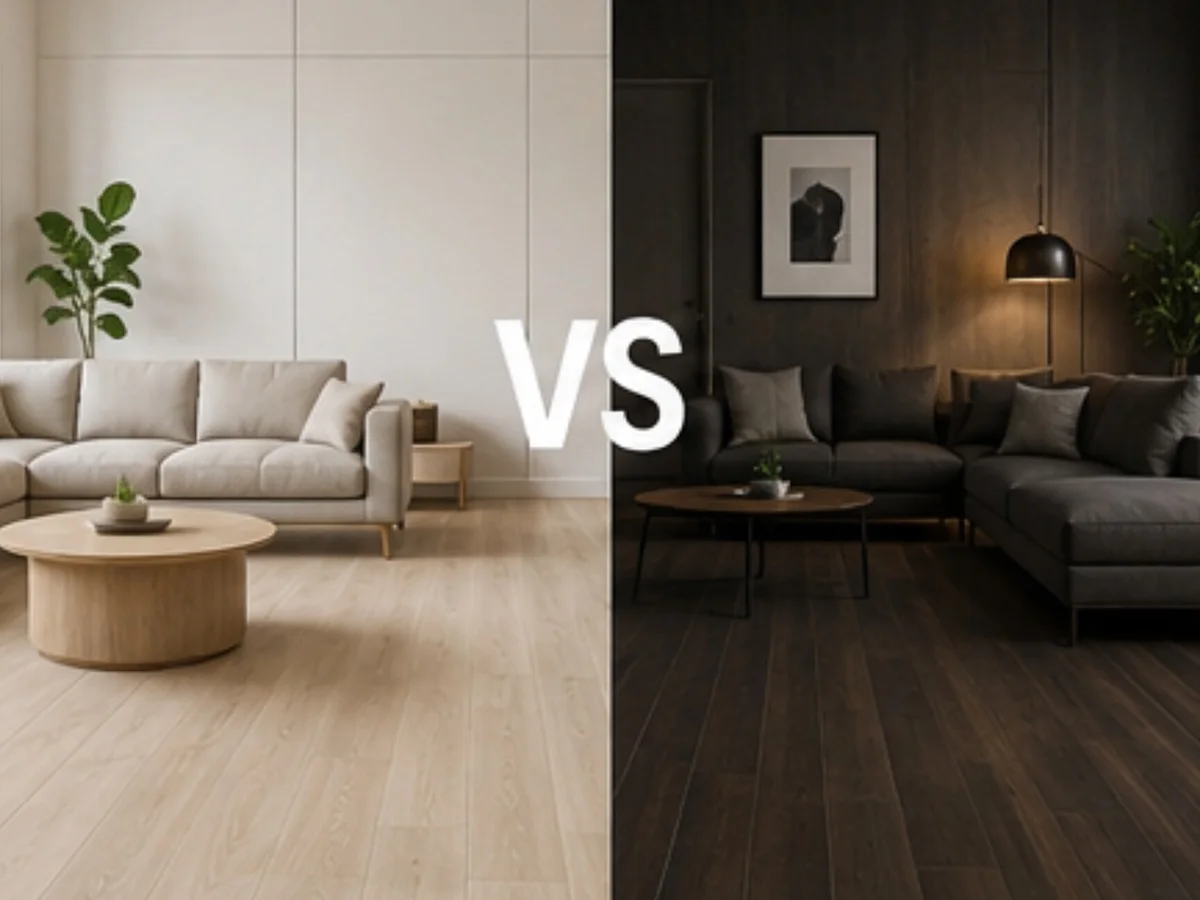 พื้นโทนสว่าง VS โทนเข้ม แบบไหนดีกว่า?
