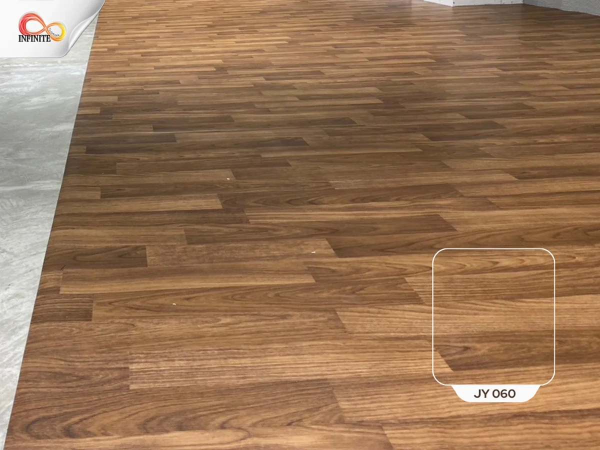 พื้นเรียบเนียนไร้รอยต่อด้วยกระเบื้องยางม้วน Infinite Home สะอาด ปลอดภัย ดูแลรักษาง่าย