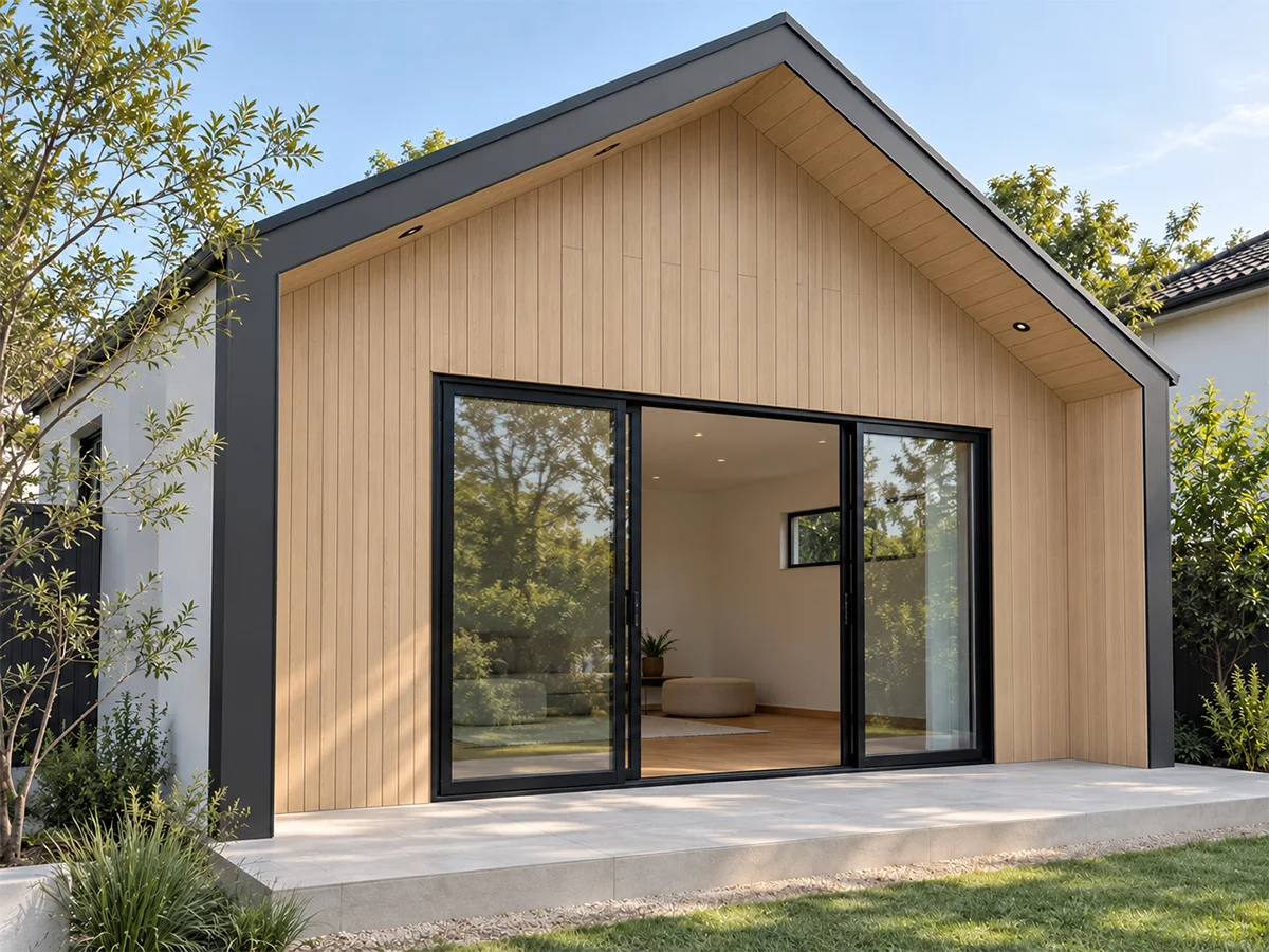 ขายไม้เทียม ราคาถูก facade ไม้ฝ้า ไม้ผนัง cladding ภายนอก